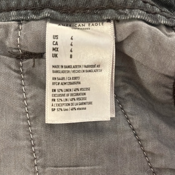 American Eagle Linen Blend Shorts | Women’s Size 4 - Picture 3 of 3